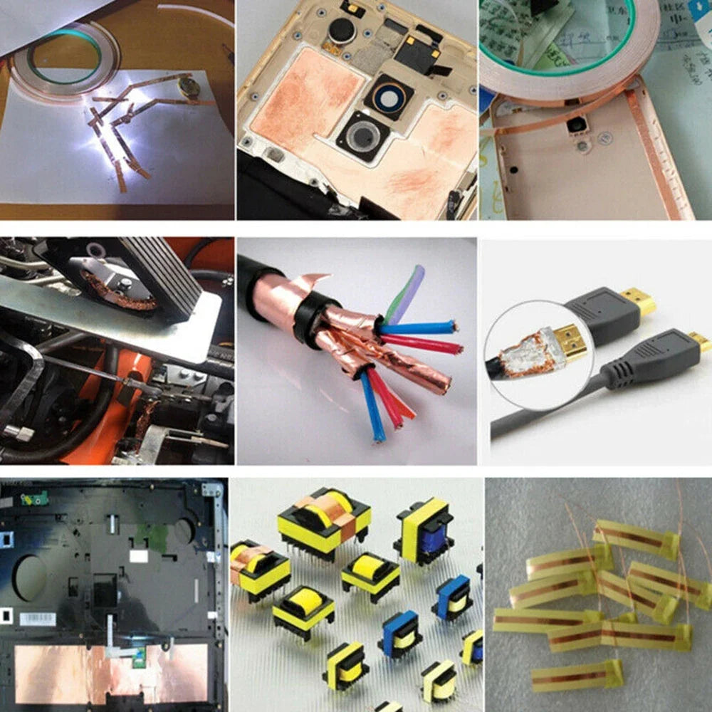 Heat Resist Repair Tape Single Side Conductive Copper Foil Adhesive