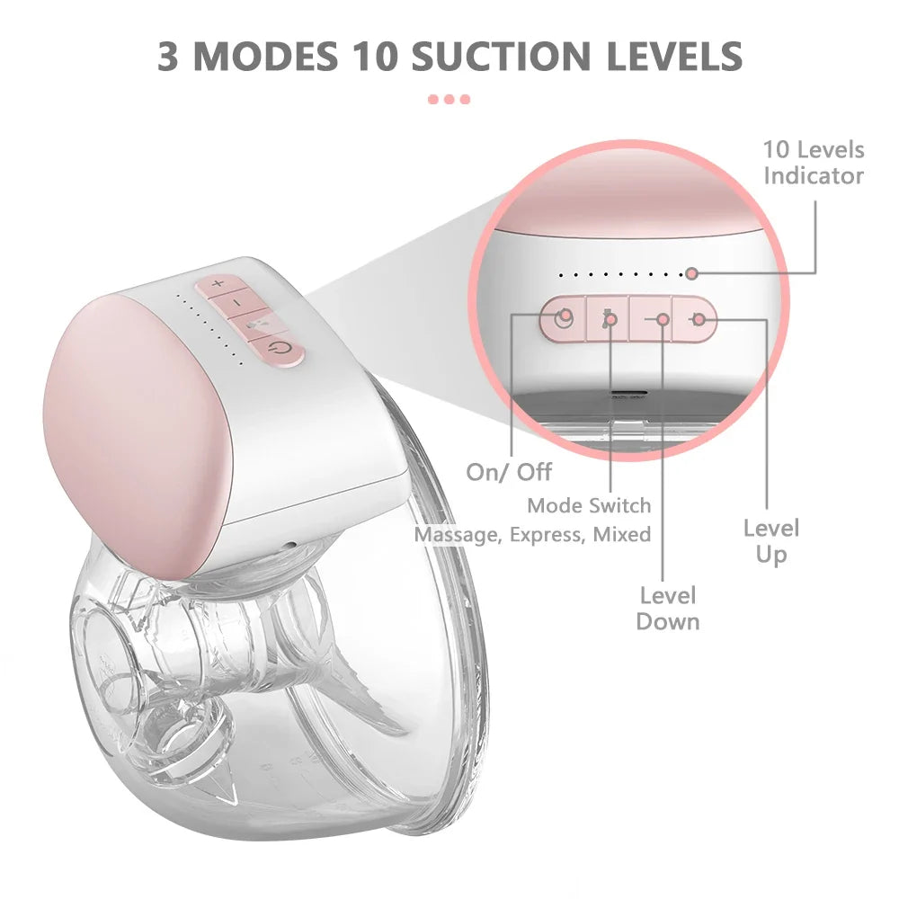 BB-P1 Hands-Free Wearable Electric Breast Pump | BPA-Free