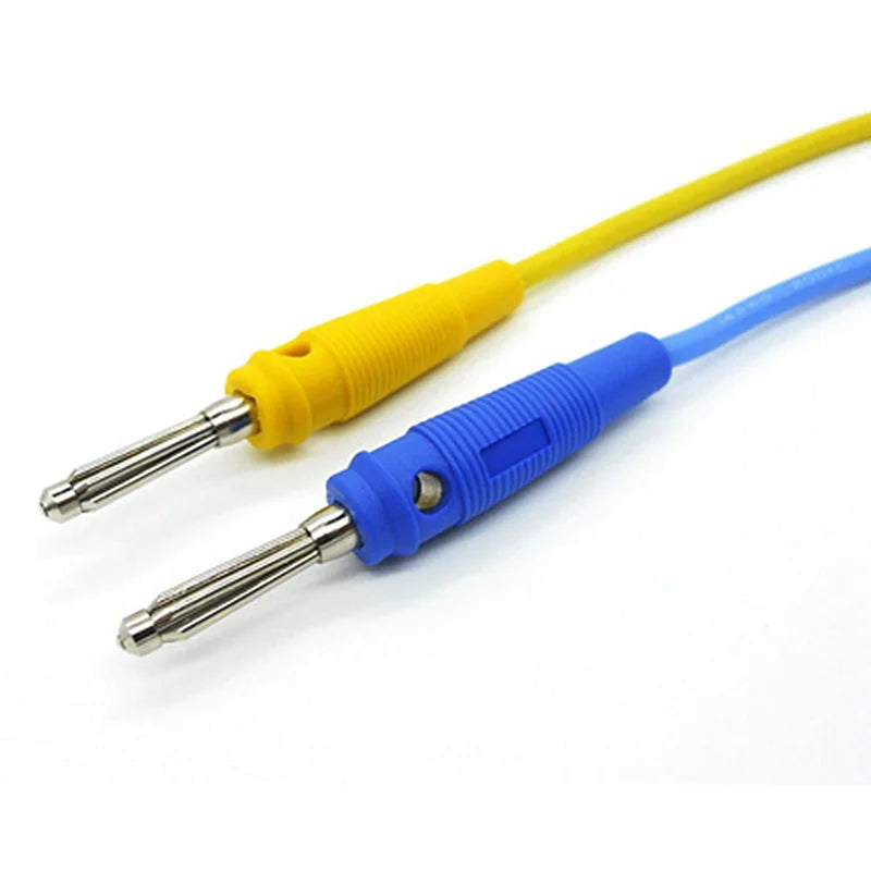 Male 32A Current Screw Solderless Stackable Banana Plug Connector