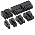Lot 5557-R 5557 Black Automotive Wiring Harness Connector Male 2 24