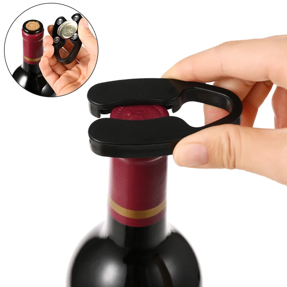 Wine Opener Air Pump Pressure Vacuum Bottle Corkscrew Stainless Steel