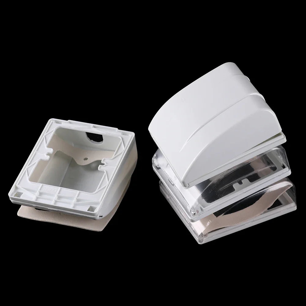 Transparent 86 Switch Protective Cover Splash Box Power Outlet Socket