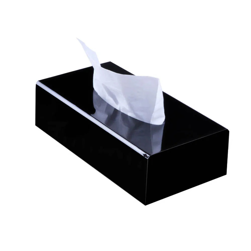 Modern Acrylic Tissue Box Cover | Holder & Dispenser