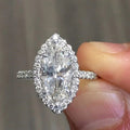 Huitan Marquise CZ Ring – Cubic Zirconia Women's Ring