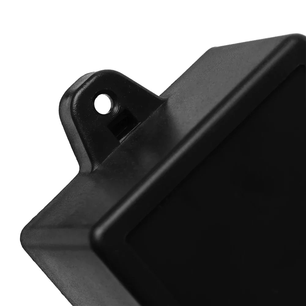 Waterproof ABS Plastic Project Box | Black Electronic Enclosure