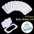 Reusable Baby Wet Wipes Lid Cover – 5 or 10 Pack
