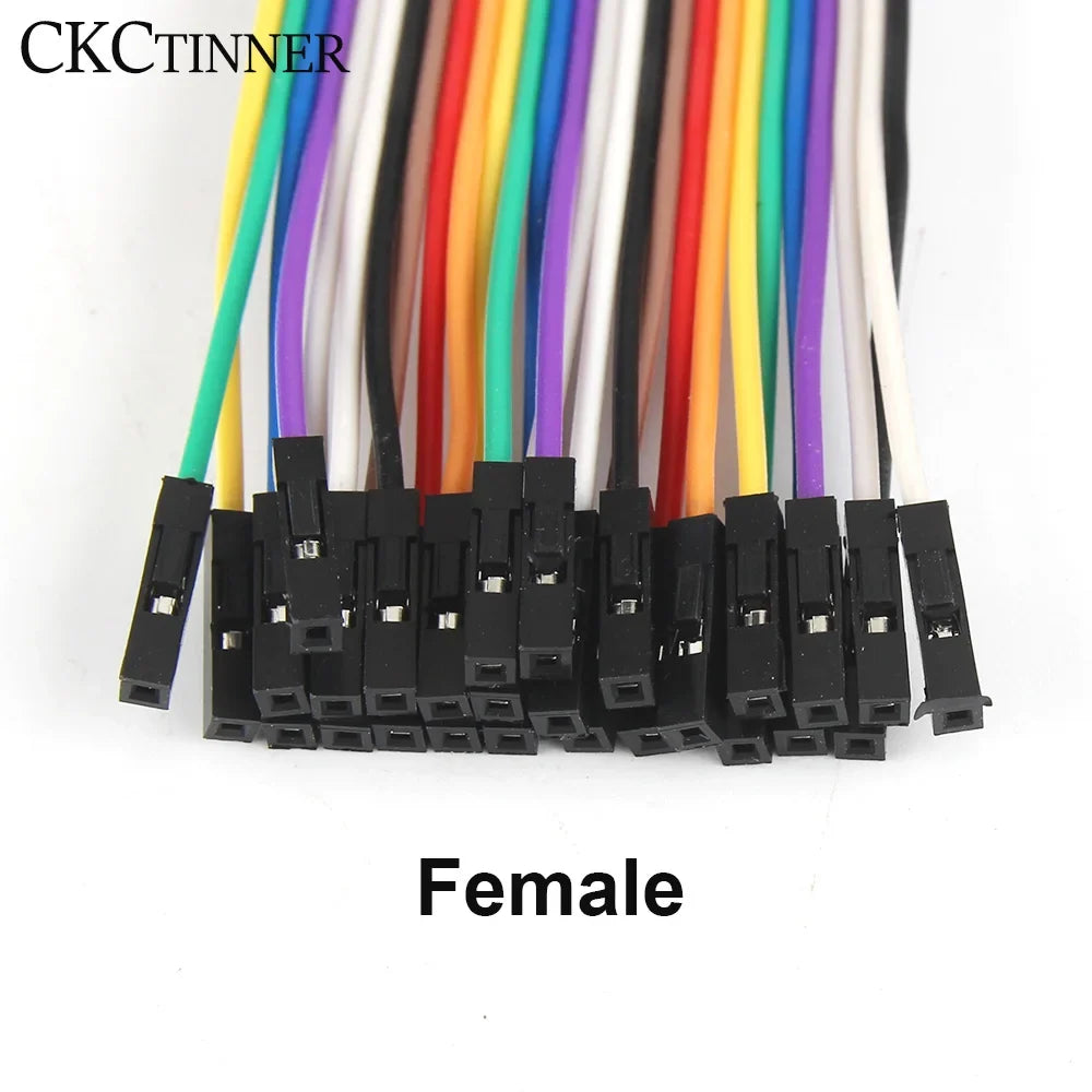 40-Pin Dupont Jumper Wires M/M M/F F/F – PCB & Arduino DIY