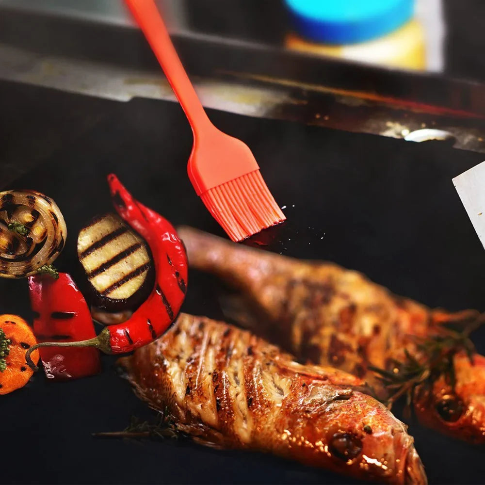 Reusable Nonstick BBQ Grill & Baking Mat – 6 or 8 Pack