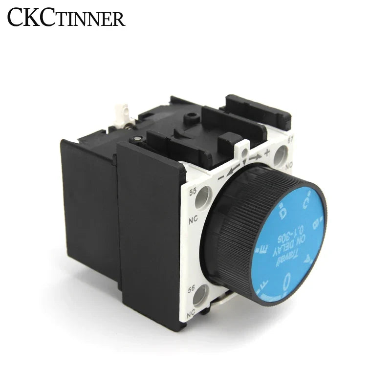 LA2-D22 Time Delay Auxiliary Contact Module NO+NC Silver Point