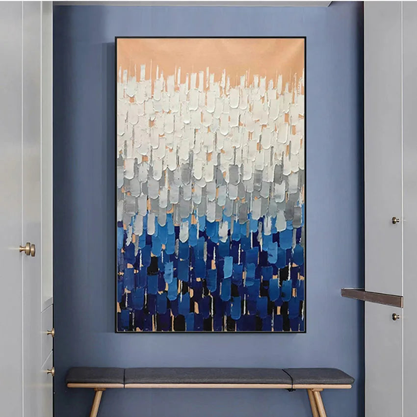 Abstract Hand-Painted Canvas Oil Painting | Modern Wall Art