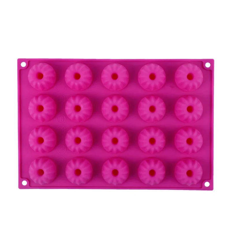 20-Cavity Silicone Chocolate & Fondant Mold – DIY Baking