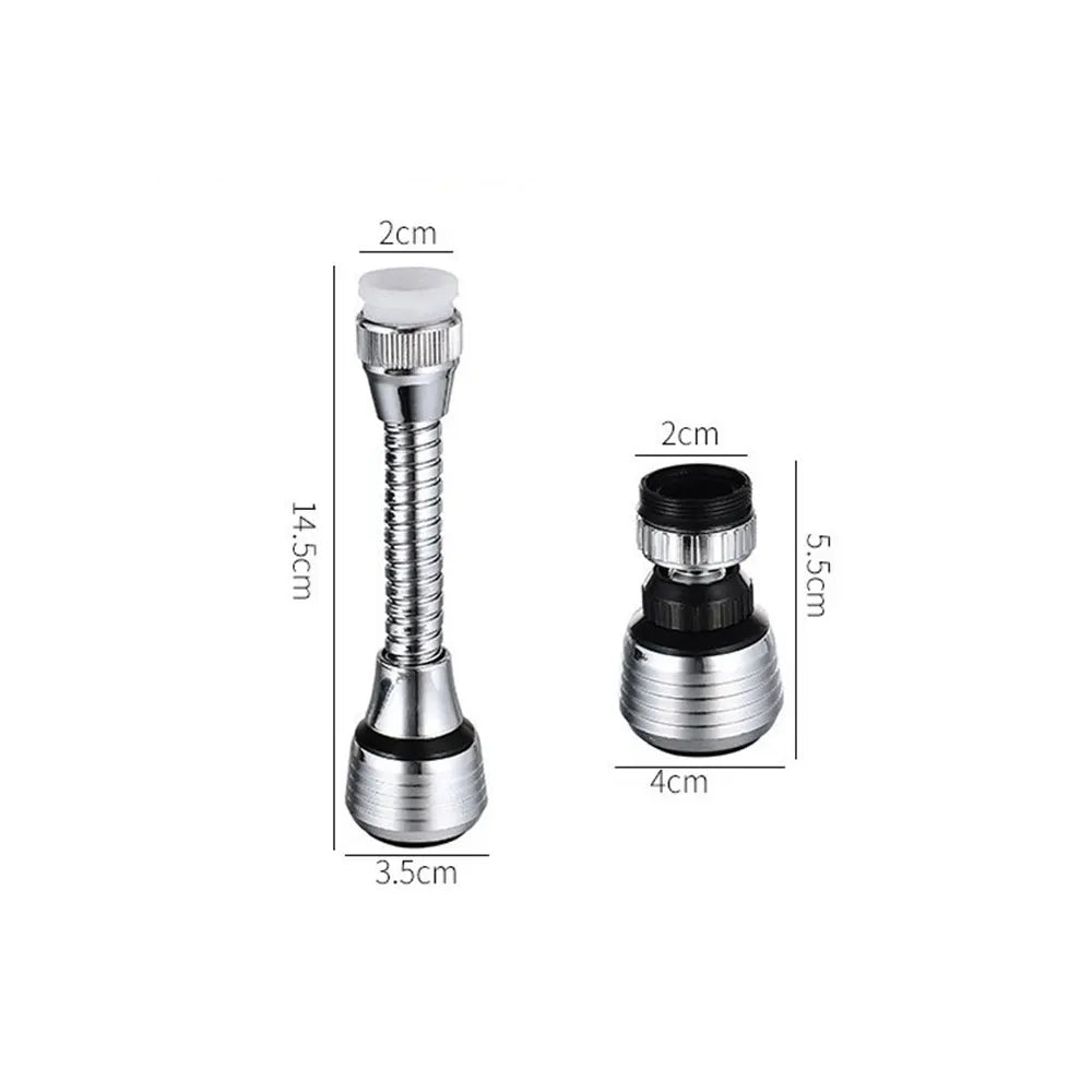 360 Degree Swivel Kitchen Faucet Aerator Clean Adjustable Dual Mode