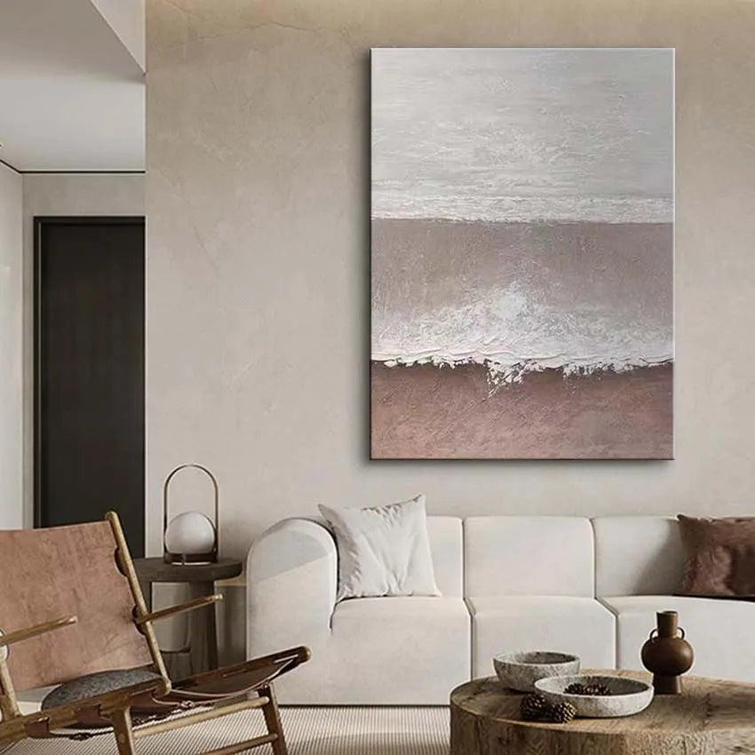 Handmade Sea View Canvas Oil Painting | Custom Wall Art