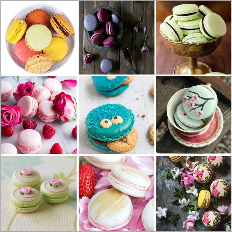 48-Cavity Silicone Macaron Baking Mat – Non-Stick DIY Mold