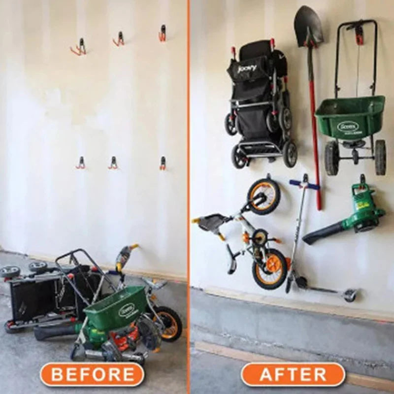 Heavy Duty Wall Mount Metal Hook – Garage Bike Storage
