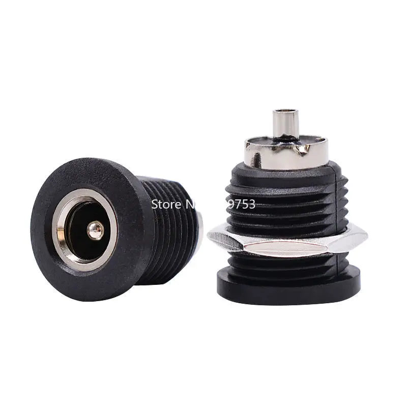 DC Large Current Charging Jack 5 5x2 Female Panel Mount Connector