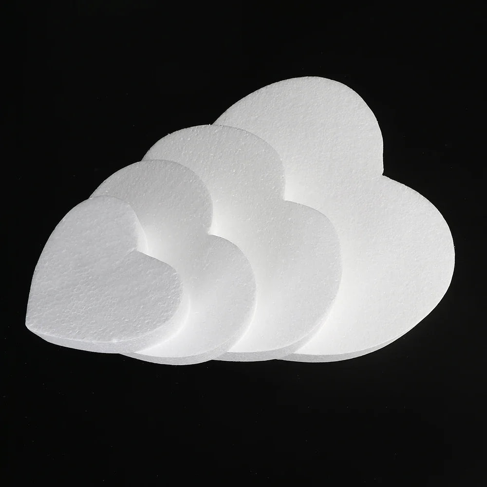 4 6 8 DIY Practice Heart Shaped Model Cake Foam Mold Polystyrene