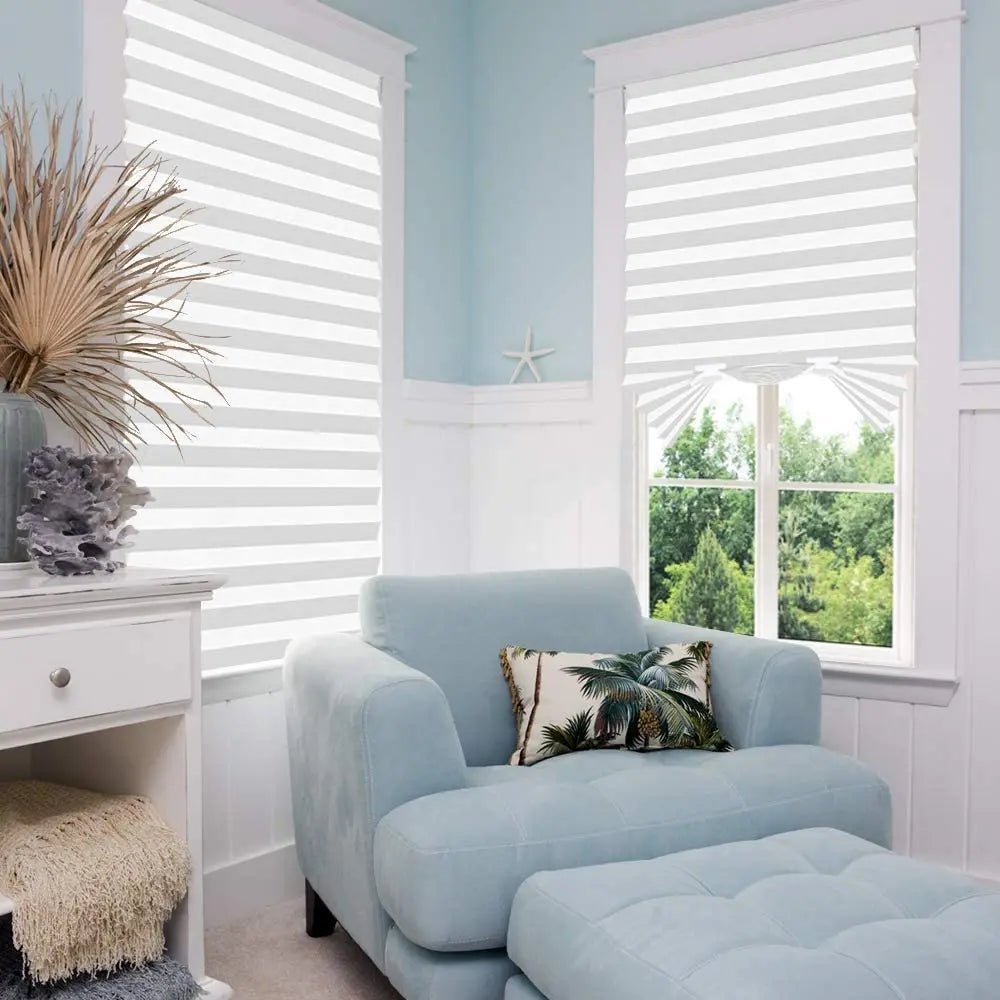 Pleated Window Shade Adhesive Blinds Light Blocking Fabric Half