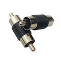 RCA Male Coupler Female Adapter AV Cable Plug Video Audio CCTV