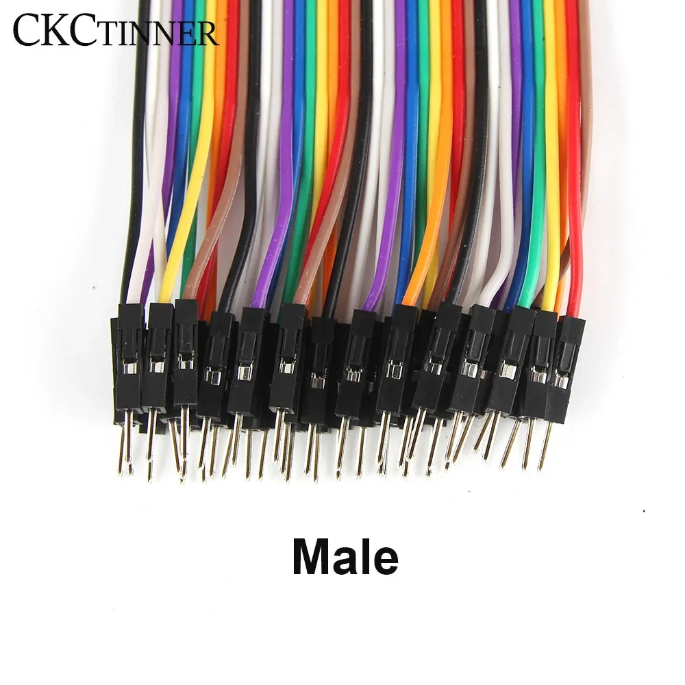 40-Pin Dupont Jumper Wires M/M M/F F/F – PCB & Arduino DIY