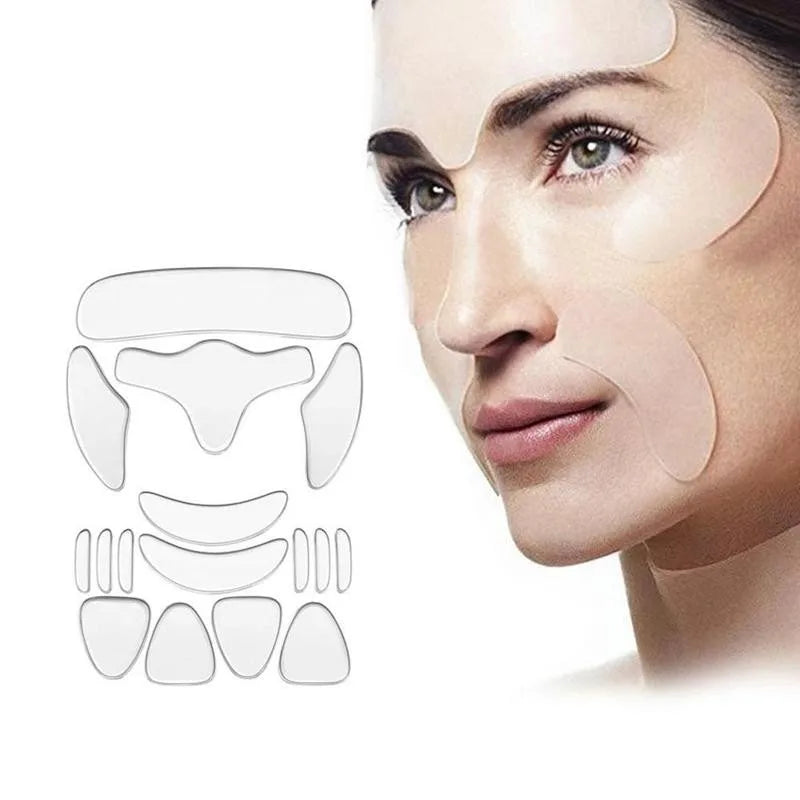 Reusable Silicone Patches Anti Rimpel Pads Wrinkle Removal Sticker