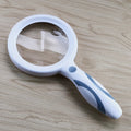 LED Handheld Magnifying Glass USB Rechargeable 2X 13X Ring Light