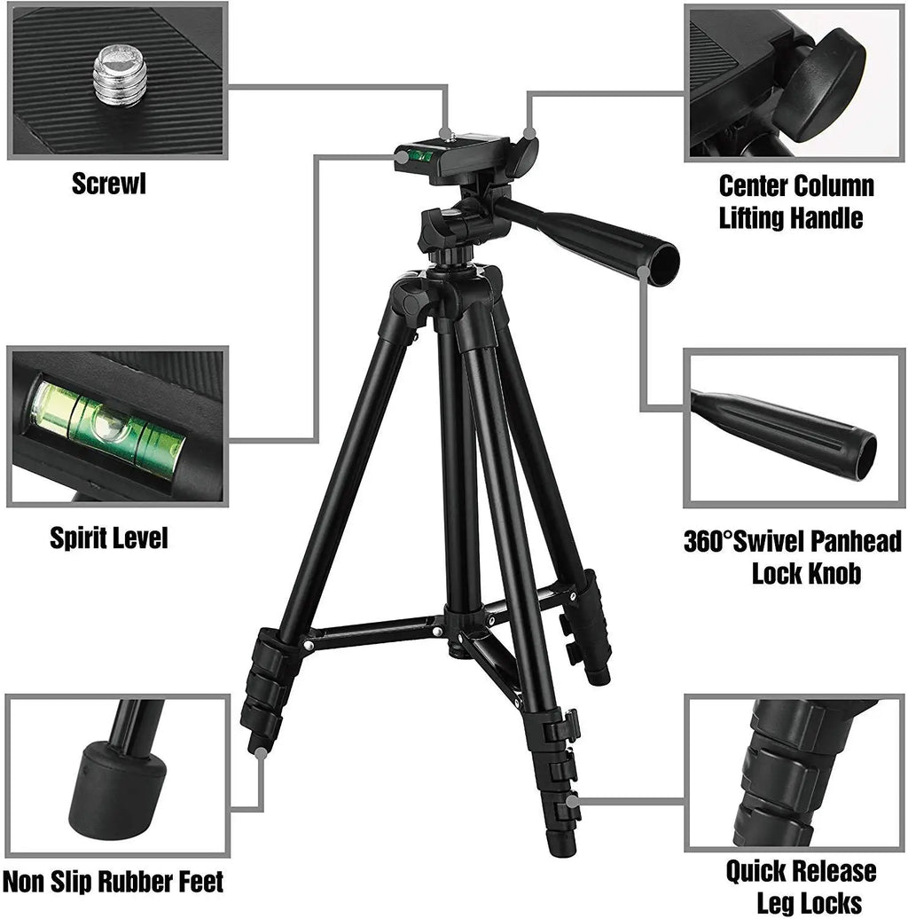 VeFly Smartphone Tripod with Bluetooth Remote | 100cm Aluminum