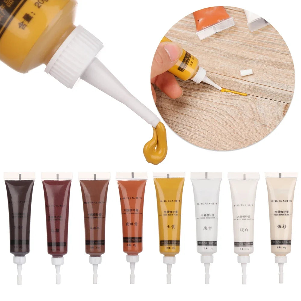 Marker Pen Cream Wax Repair Polymer Resin DIY Wood Cratch Filler