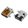 Female Mini USB B 10 Pin SMT SMD Mount Jack Connector Port Flat Mouth