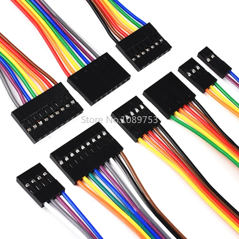 Jumper Wire Dupont Line Female 1P 2P 3P 4P 5P 6P 7P 8P 9P 10P Length