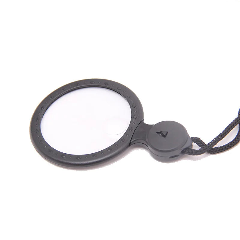 Handheld Magnifier with LED Light – 4X 8X Double Lens Loupe