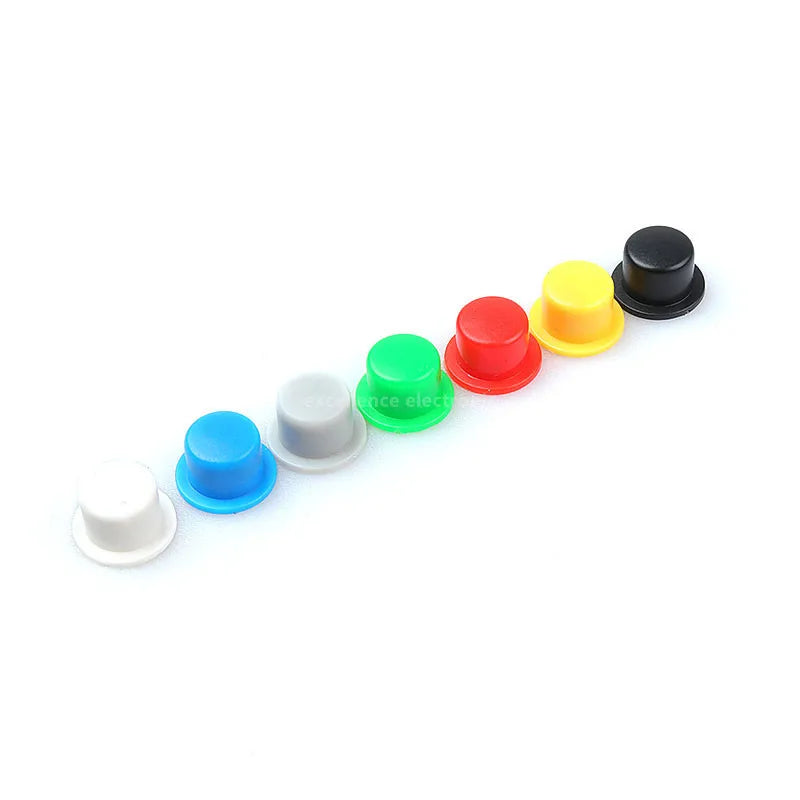 6 Tact Switch A101 Button Round Caps Push Key Cap Inner Diameter 3 1