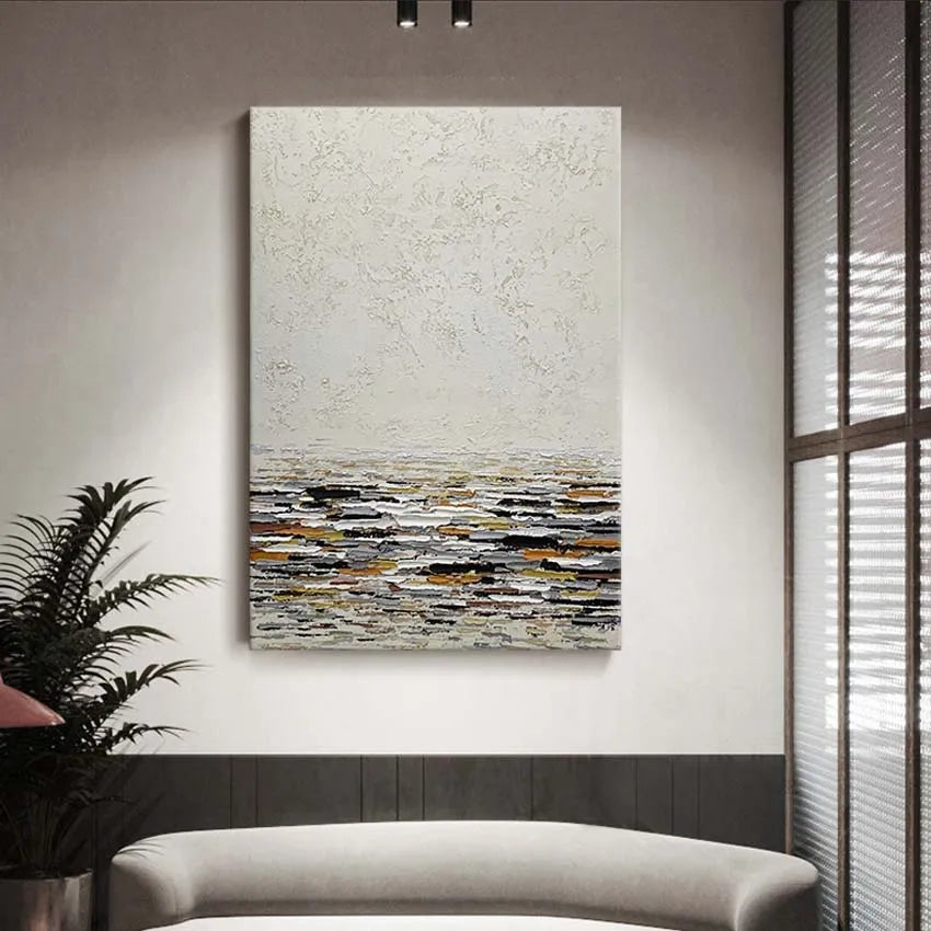 Handmade Abstract Oil Painting on Canvas | Wall Art Decor