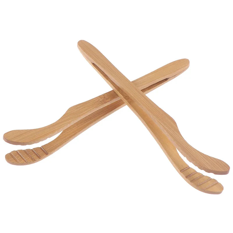 Bamboo Tea Tongs – Food Clips for Toast, Bagel & Sugar