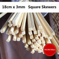 Bamboo BBQ Skewers 18cm | Disposable Kebab & Fruit Sticks