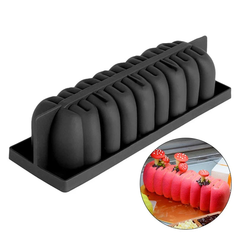 Caterpillar Silicone Cake Mold – Mousse & Baking Pan