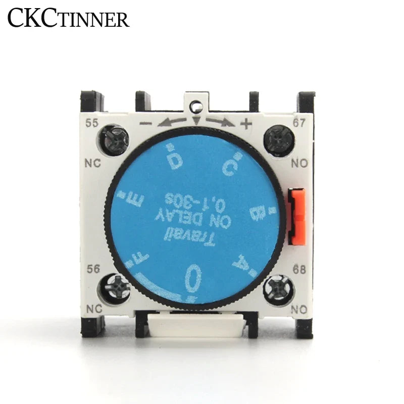 LA2-D22 Time Delay Auxiliary Contact Module NO+NC Silver Point