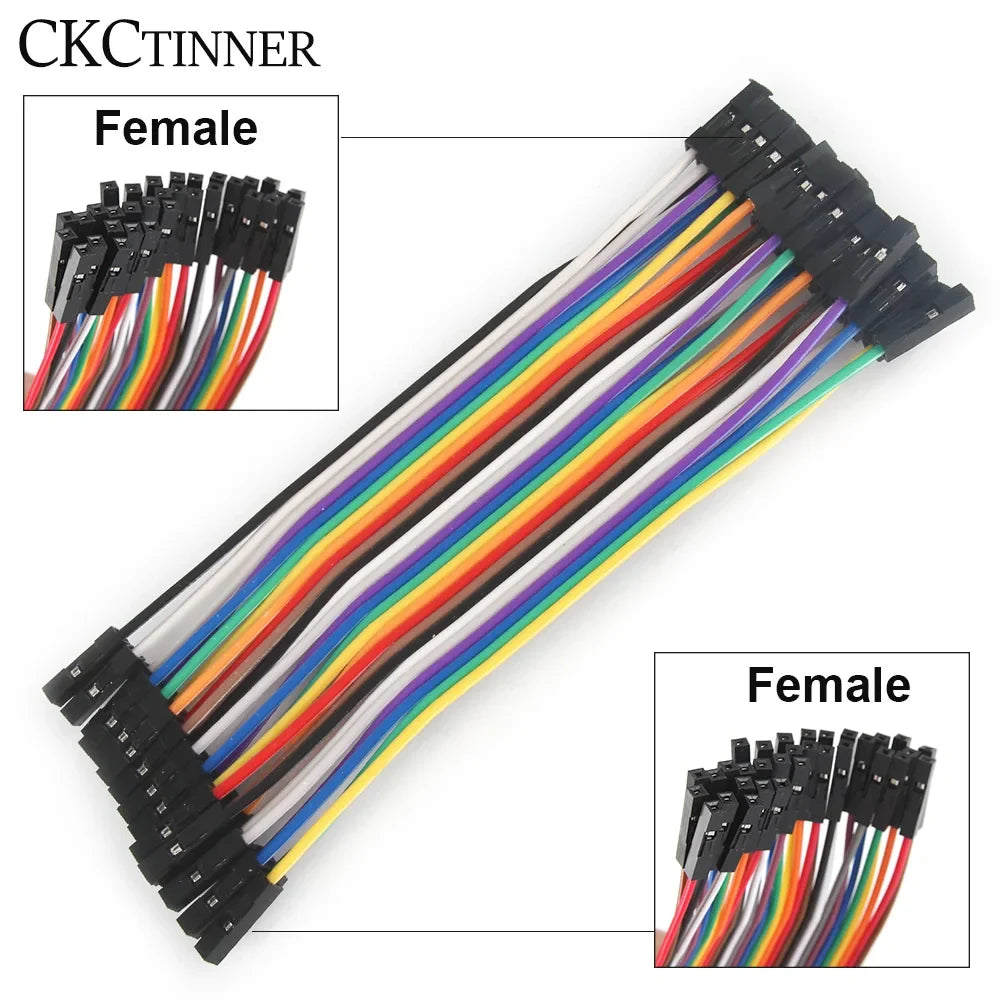 40-Pin Dupont Jumper Wires M/M M/F F/F – PCB & Arduino DIY