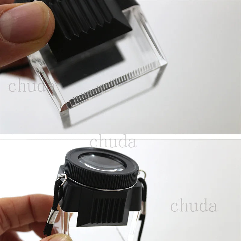 10X Cylindrical Film Slide Magnifier – HD Acrylic Loupe
