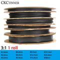 3:1 Dual-Wall Adhesive Heat Shrink Tubing 1.6mm–30mm Black