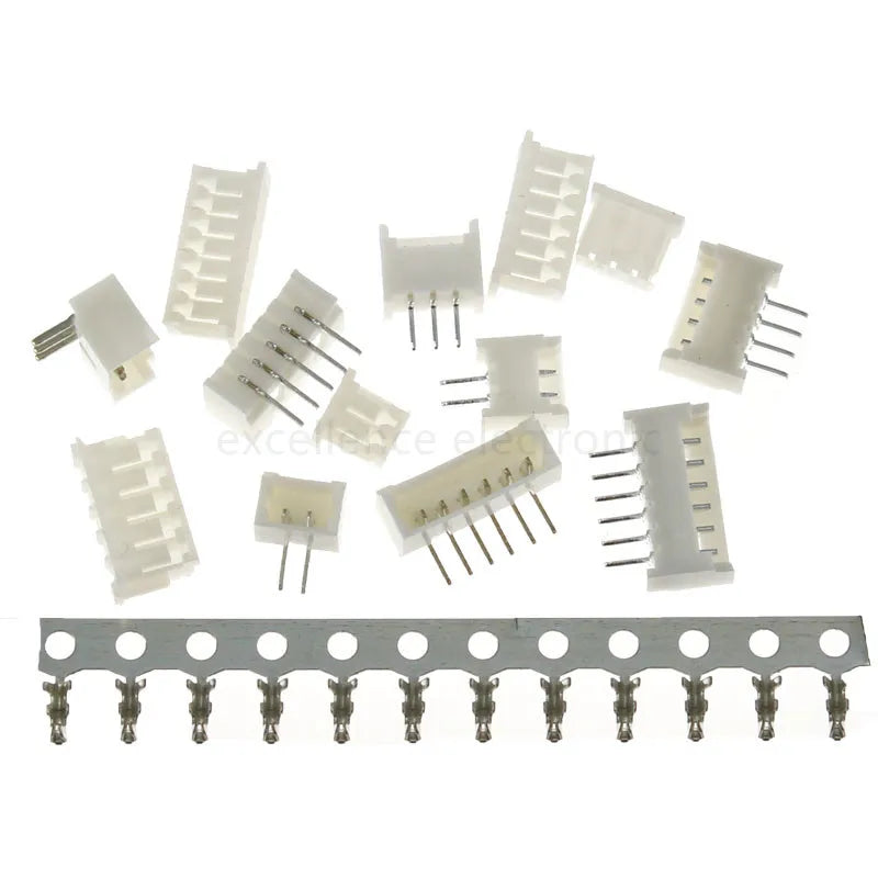 10sets MICRO JST 1 25 Connector Pitch Straight Pin Header Housing