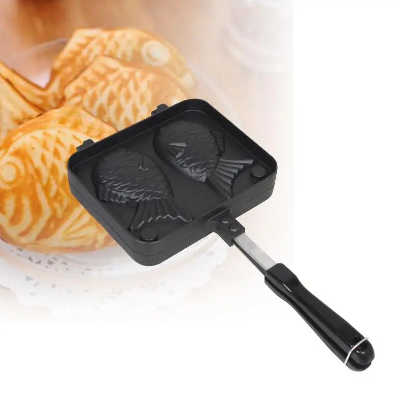Taiyaki Fish-Shaped Waffle Pan – Japanese Double Bakeware Mold