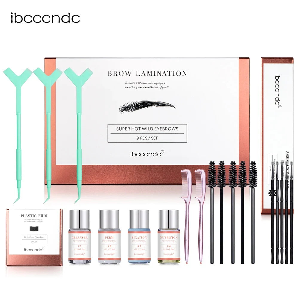 Brow Lamination Kit – Semi-Permanent Eyebrow Perm Set | ibcccndc