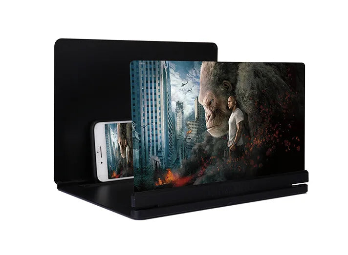 10X Phone Screen Magnifier – Foldable HD 3D Fresnel Lens