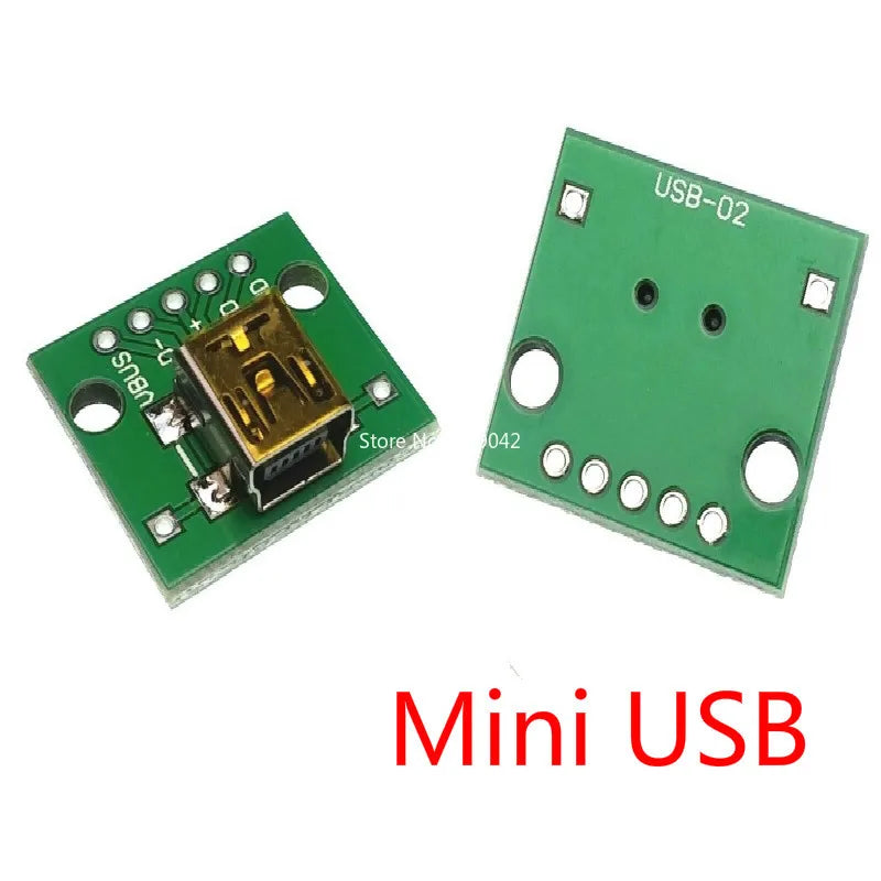 USB Adapter PCB DIY DIP Breadboard Modules M F B Mini Micro Connectors