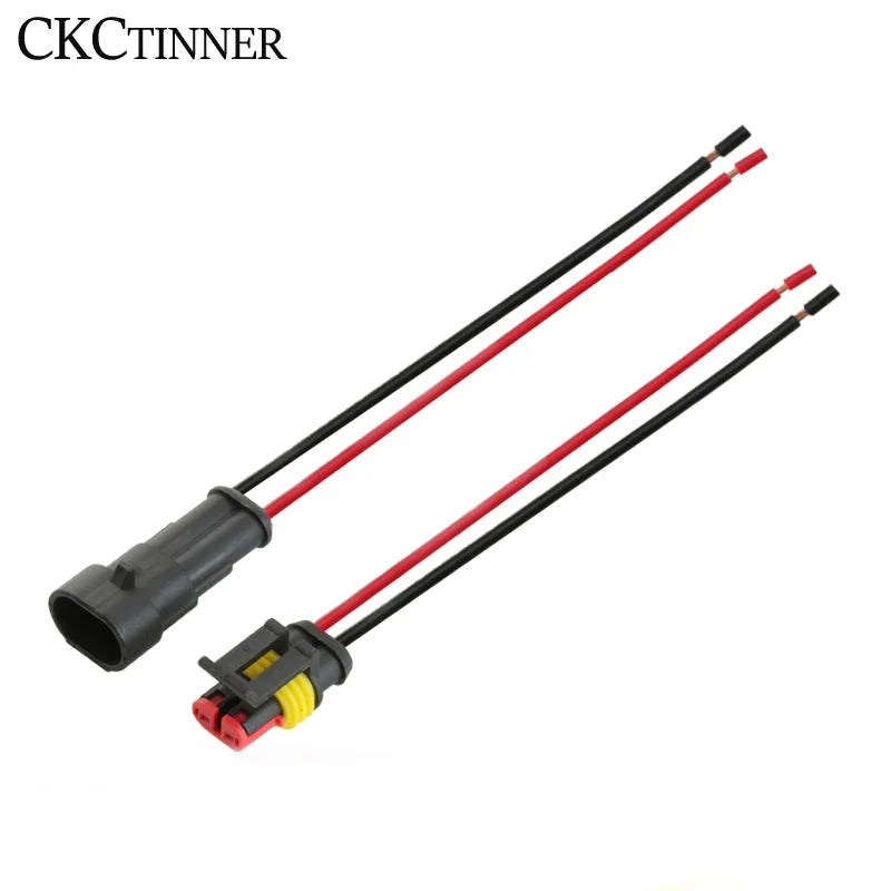 Waterproof Automotive Connector 1–6 Pin Male Female Wire Plug