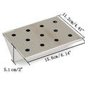 V-Shape Stainless Steel BBQ Smoker Box for Wood Chips – 6.14"