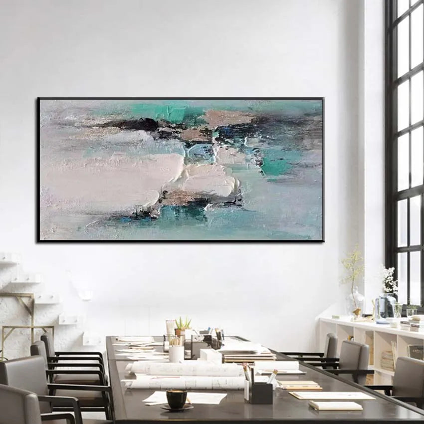 Handmade Abstract Oil Painting on Canvas | Modern Wall Art
