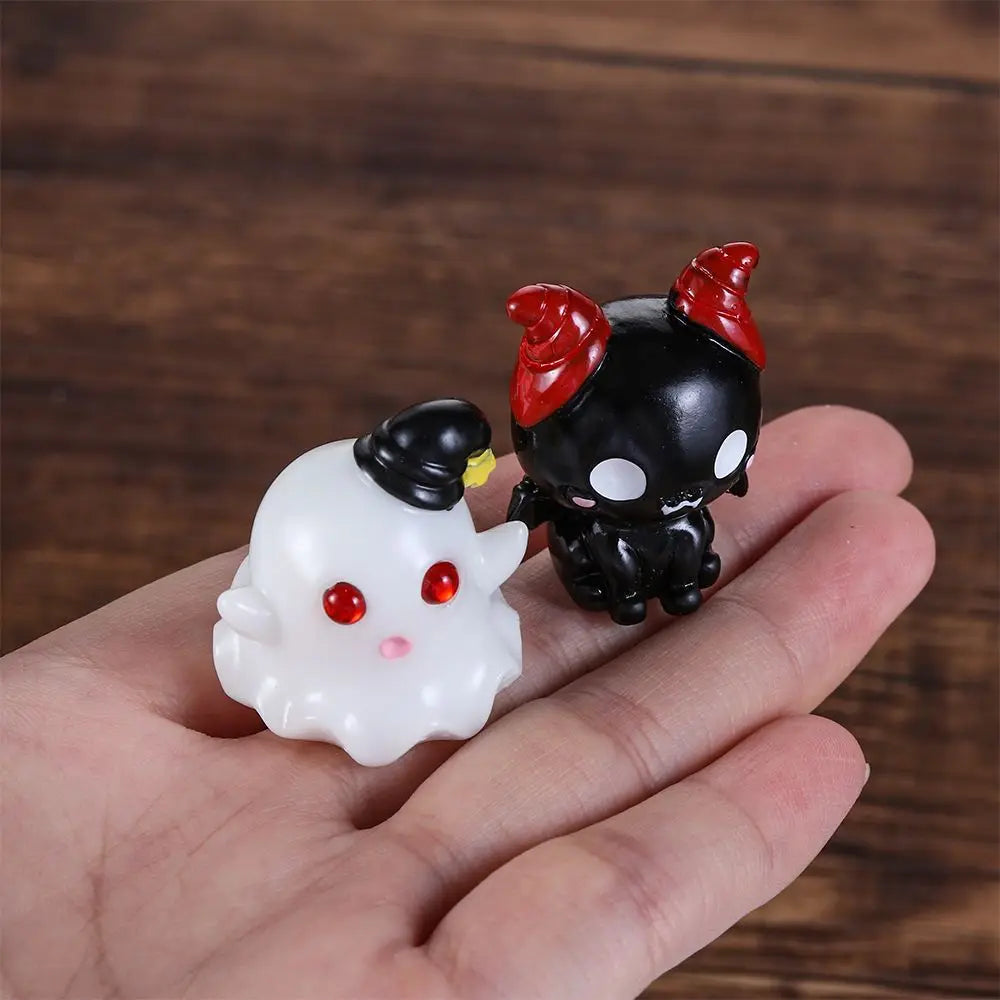 Halloween Pumpkin Ghost Vampire Micro Landscape Resin Craft Mini