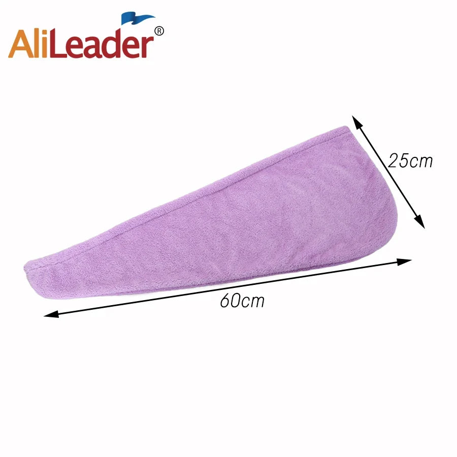 Microfiber Hair Towel Wrap – Quick Dry for Long & Curly Hair